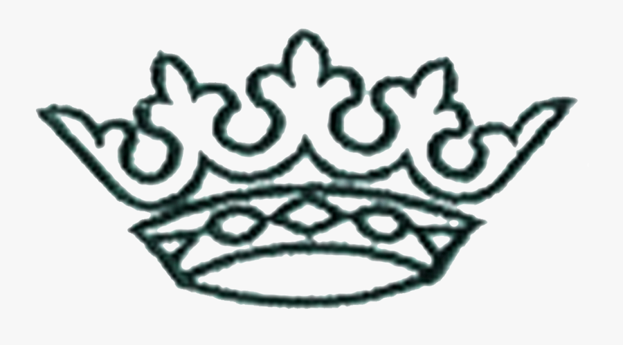 Golden Crown Outline Of Crown Clipart , Png Download - Clipart Outline Of A Crown Png, Transparent Clipart