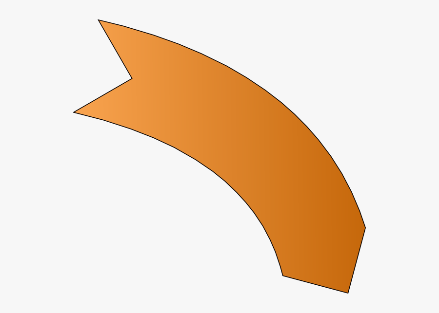 Transparent Arrow Curved Png, Transparent Clipart
