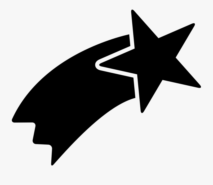 Clip Art Shape Svg Png Icon - Clip Art Transparent Background Shooting Star, Transparent Clipart
