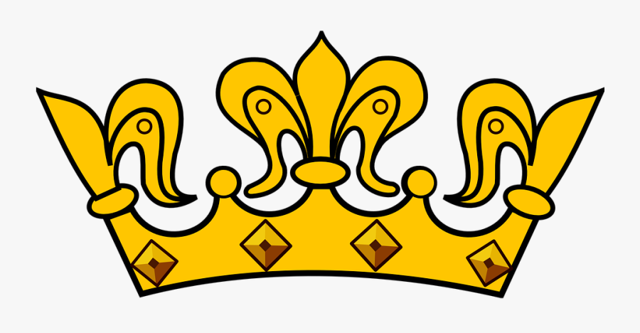 Crown, Golden, Gold, Rich, Royalty - Crown Clip Art, Transparent Clipart