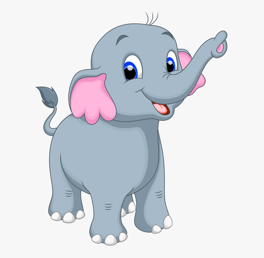 Clipart Elephant Jungle Animal - Elephant Cartoon, Transparent Clipart