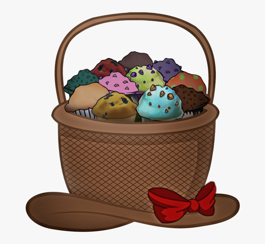 Supersized Muffin Basket Hat By Reitanna - Storage Basket, Transparent Clipart
