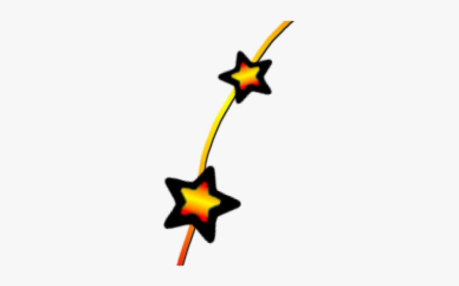 Stars Clipart Neverland - String Of Stars Png, Transparent Clipart