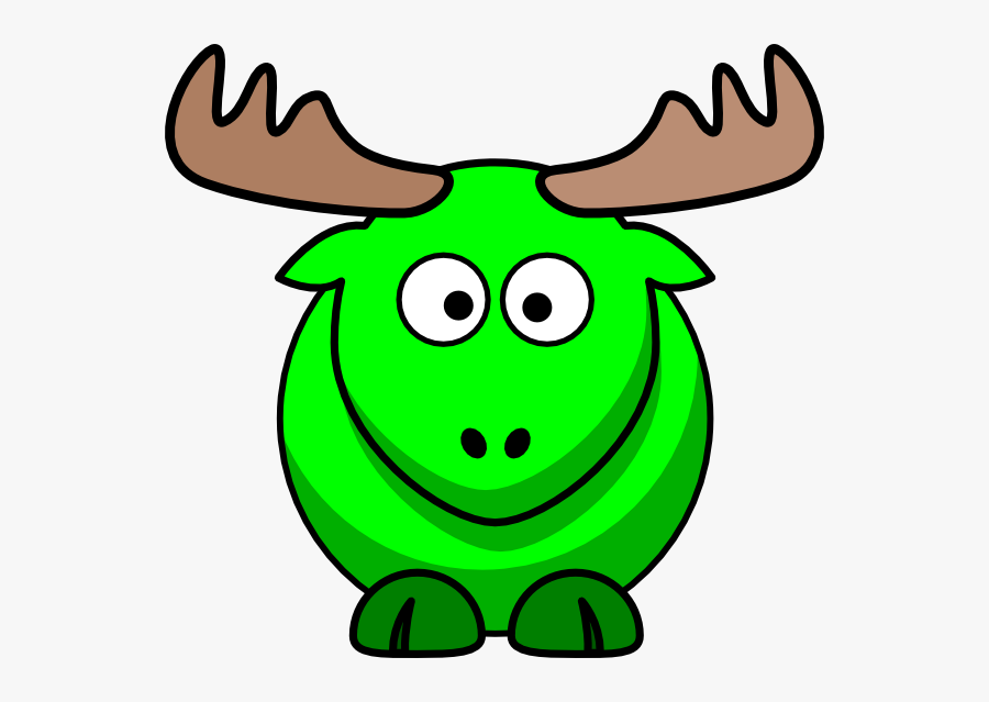 Moose Animated, Transparent Clipart