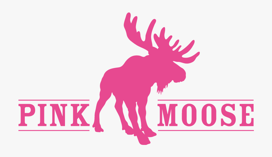 Clip Art Pink Moose Logos - Elk, Transparent Clipart