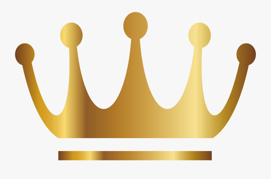 Vector Hand-painted Gold Crown - Gold Crown Png, Transparent Clipart