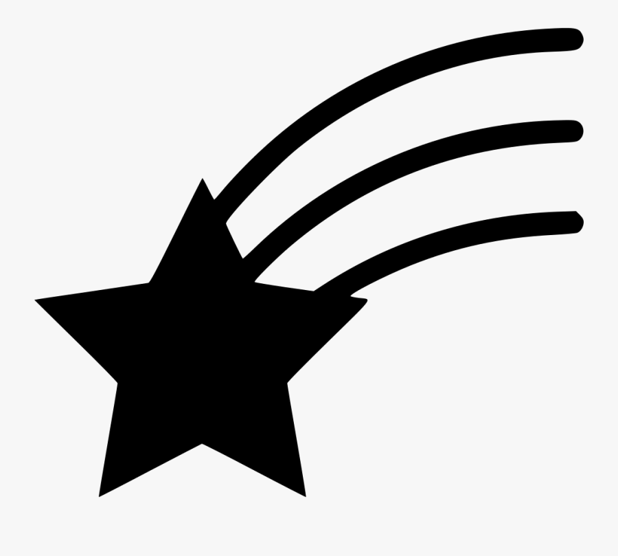 Shooting Star - Emblem, Transparent Clipart