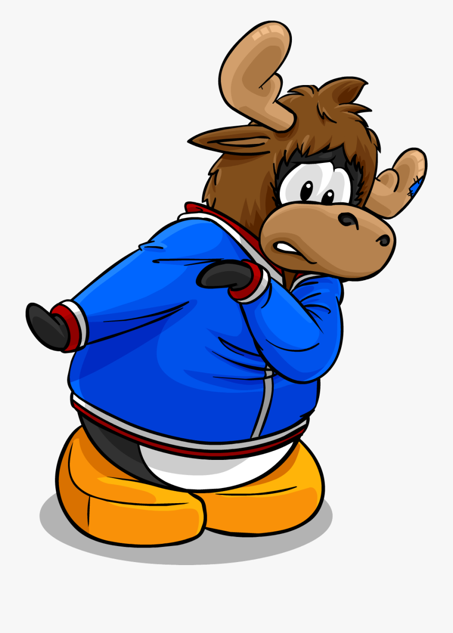 Clip Art Royalty Free Stock The Moose Club Penguin - Club Penguin Moose Head, Transparent Clipart