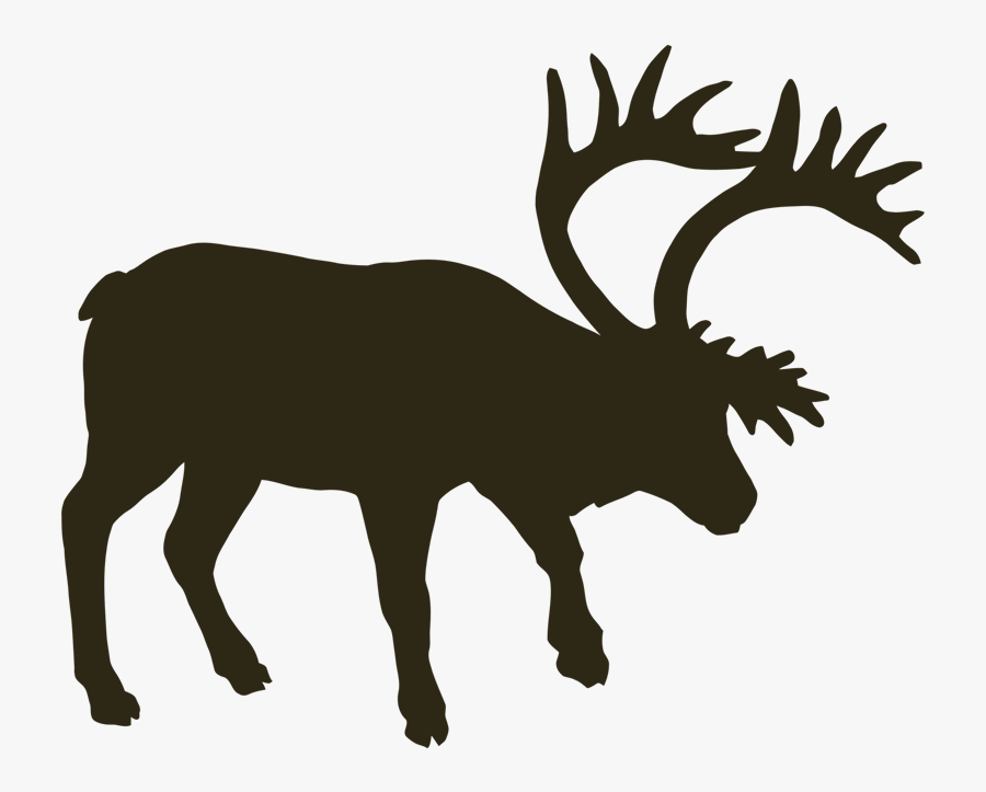Transparent Moose Antlers Png - Free Image North American Animal Silhouette, Transparent Clipart