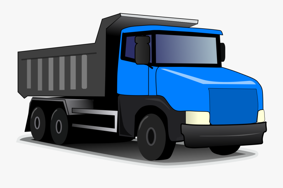 Blue Dump Truck - Blue Dump Truck Clipart, Transparent Clipart