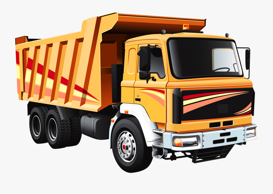 Transparent Dump Truck Clip Art - Truck With No Back Ground, Transparent Clipart