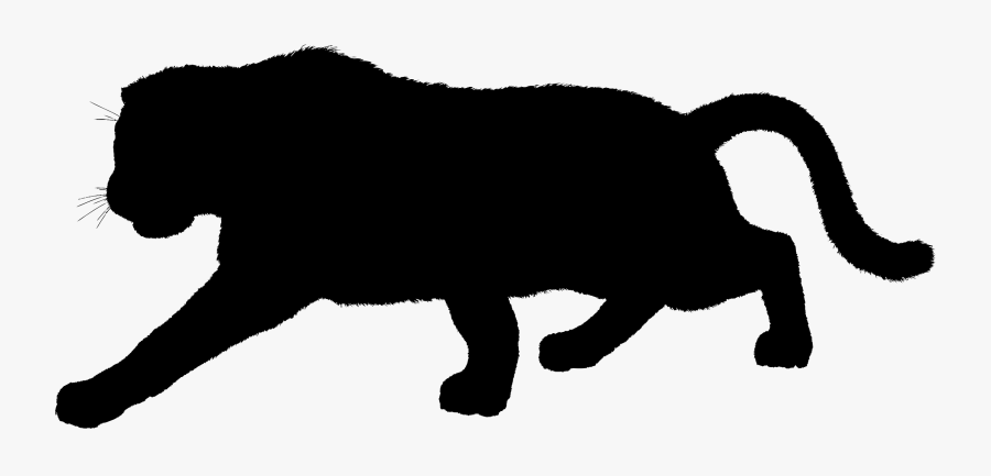 Clipart Furry Panther Silhouette - Panther Silhouette Png, Transparent Clipart