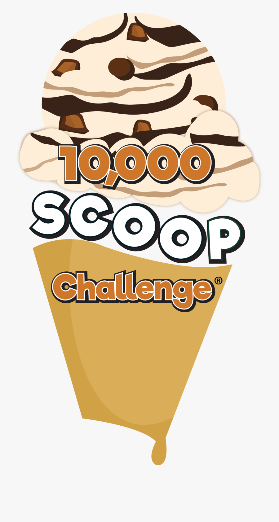 Ice Cream Cone Clipart Home Denali Moose Tracks - Moose Tracks Ice Cream Cartoon, Transparent Clipart