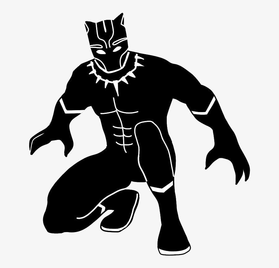 Anna Boyle/art Editor - Cartoon Black Panther Characters, Transparent Clipart