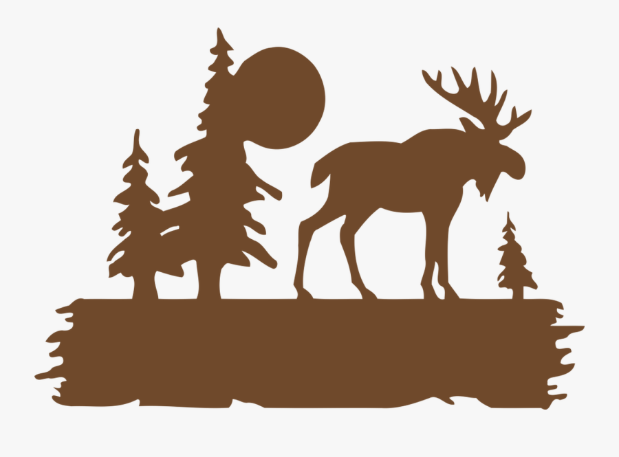 Moose Cut Out For Wood, Transparent Clipart