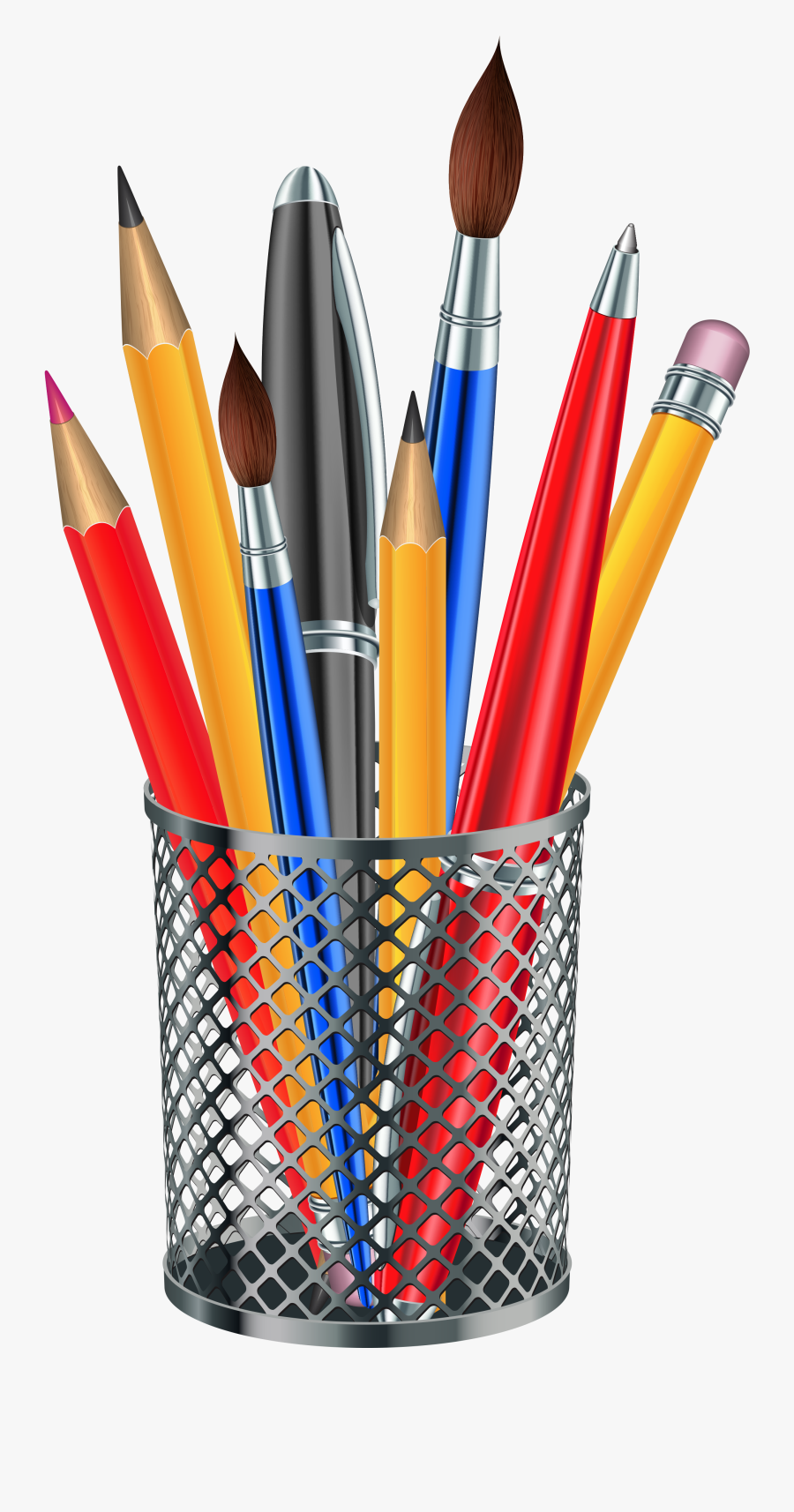 Pencils Pens, Transparent Clipart