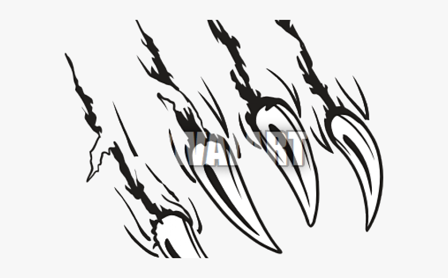 Clip Art Bear Claws, Transparent Clipart