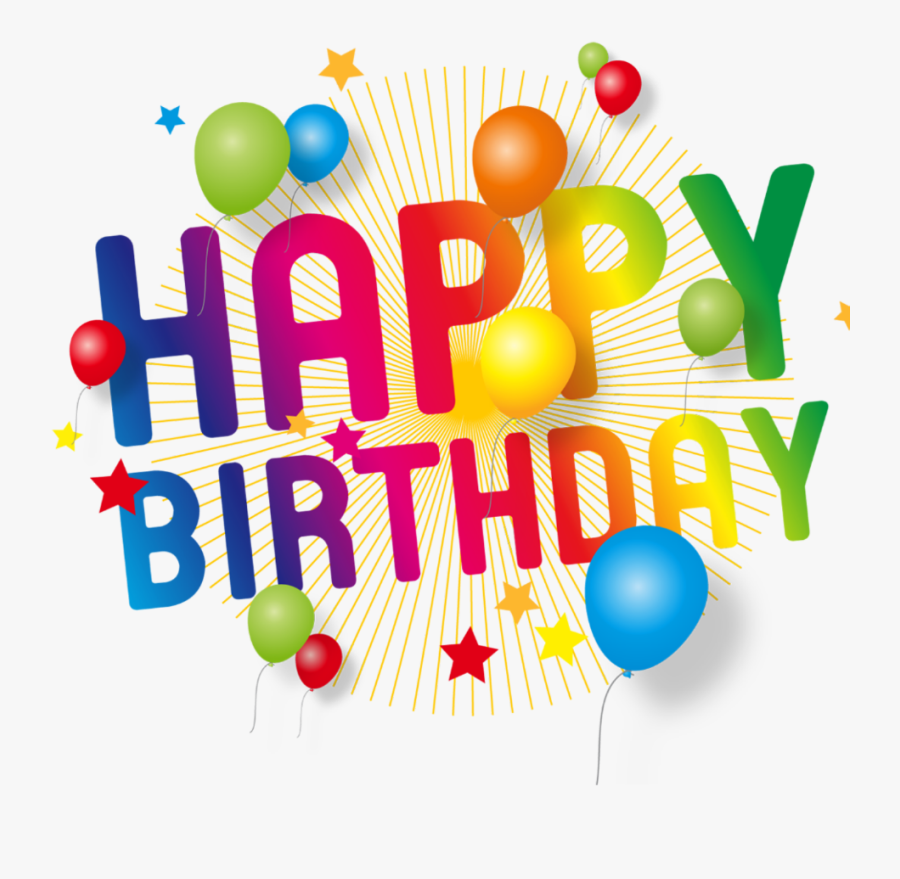 Happy Birthday Transparent Decoration Png Picture - Happy Birthday Whatsapp Sticker, Transparent Clipart