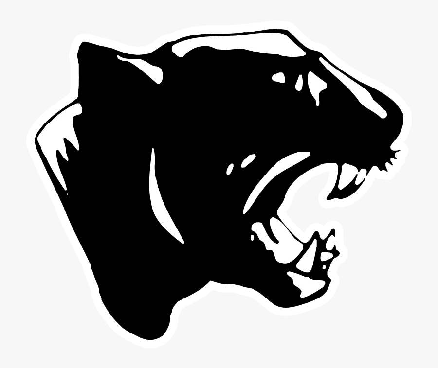 School Logo - Panther Head Clip Art, Transparent Clipart