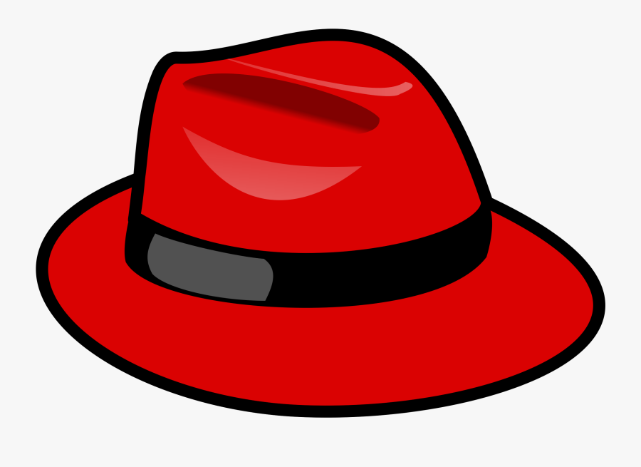 Red Fedora - Red Hat, Transparent Clipart
