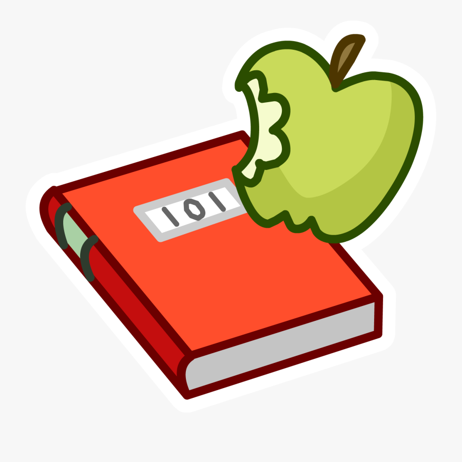Text Book Pin - School Supply Icon Transparent, Transparent Clipart