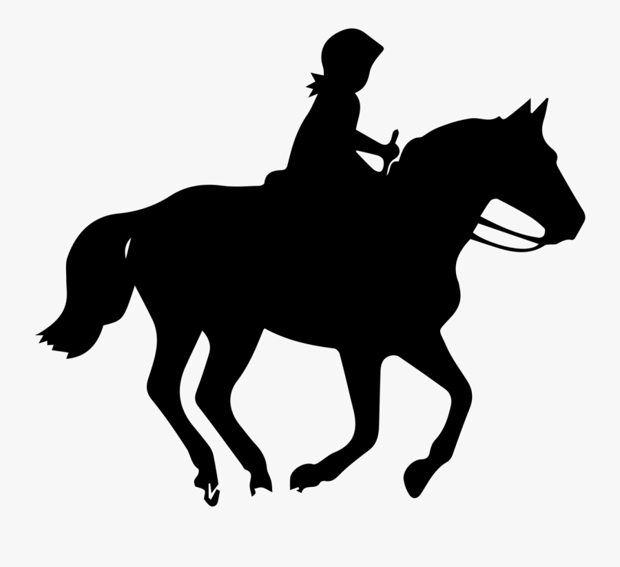 Horse Clipart Cross Country - Horse Riding Silhouette, Transparent Clipart