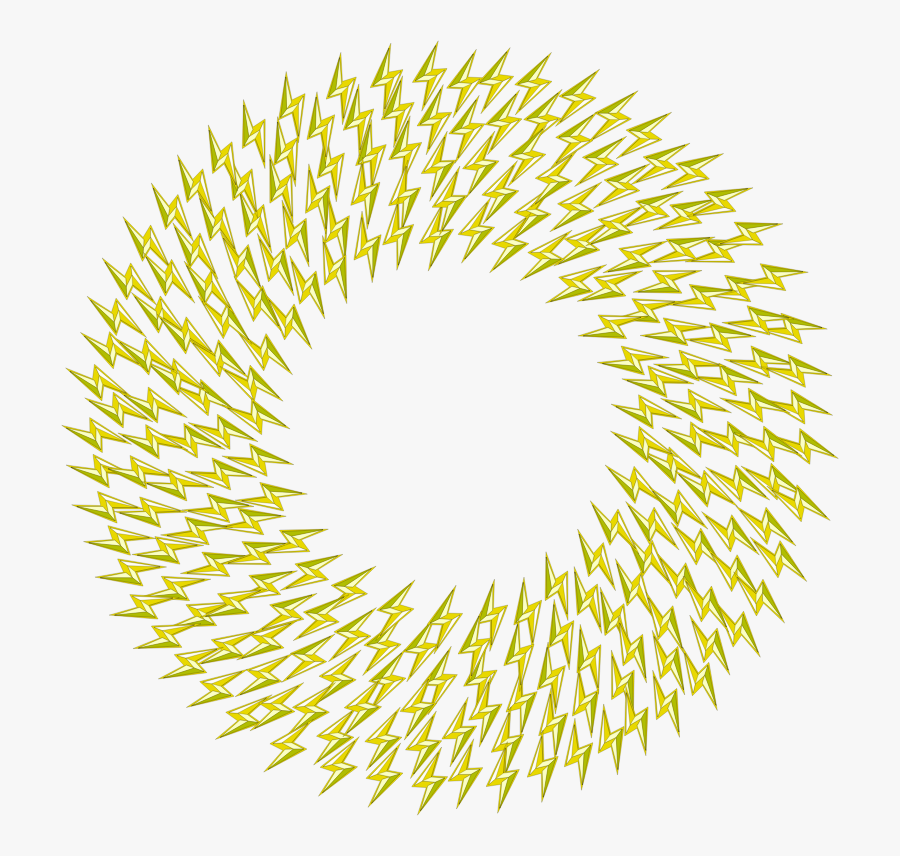 Line,circle,yellow, Transparent Clipart