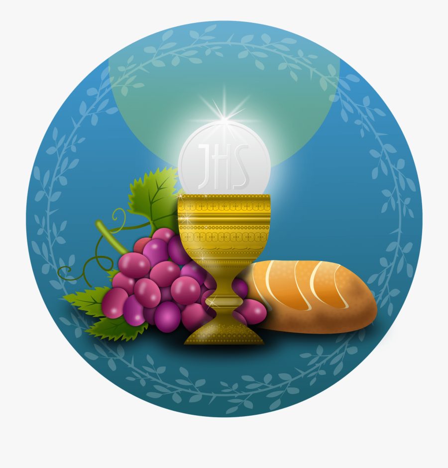 Religión, Eucaristía, Eucarística, Cáliz, Uvas, Pan - Body And Blood Of Jesus Christ, Transparent Clipart