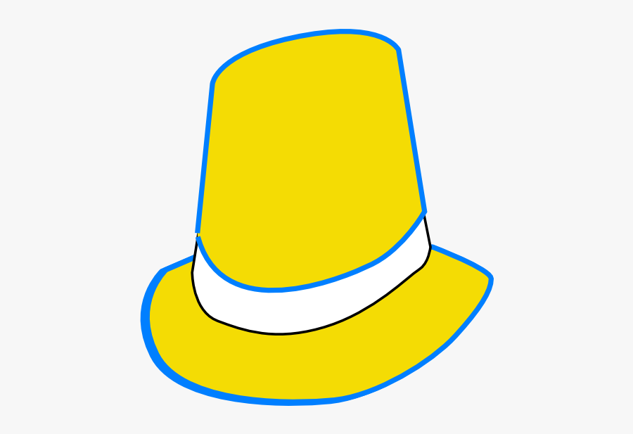 Top Hat Clipart Cool Hat - Hat Yellow Hat Png, Transparent Clipart