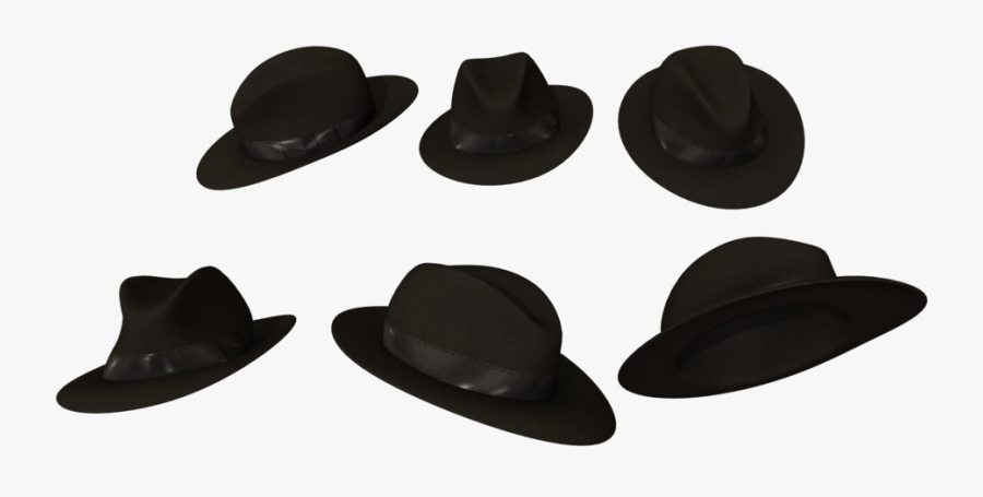 Detective Hat Clip Art N9 - Fedora, Transparent Clipart