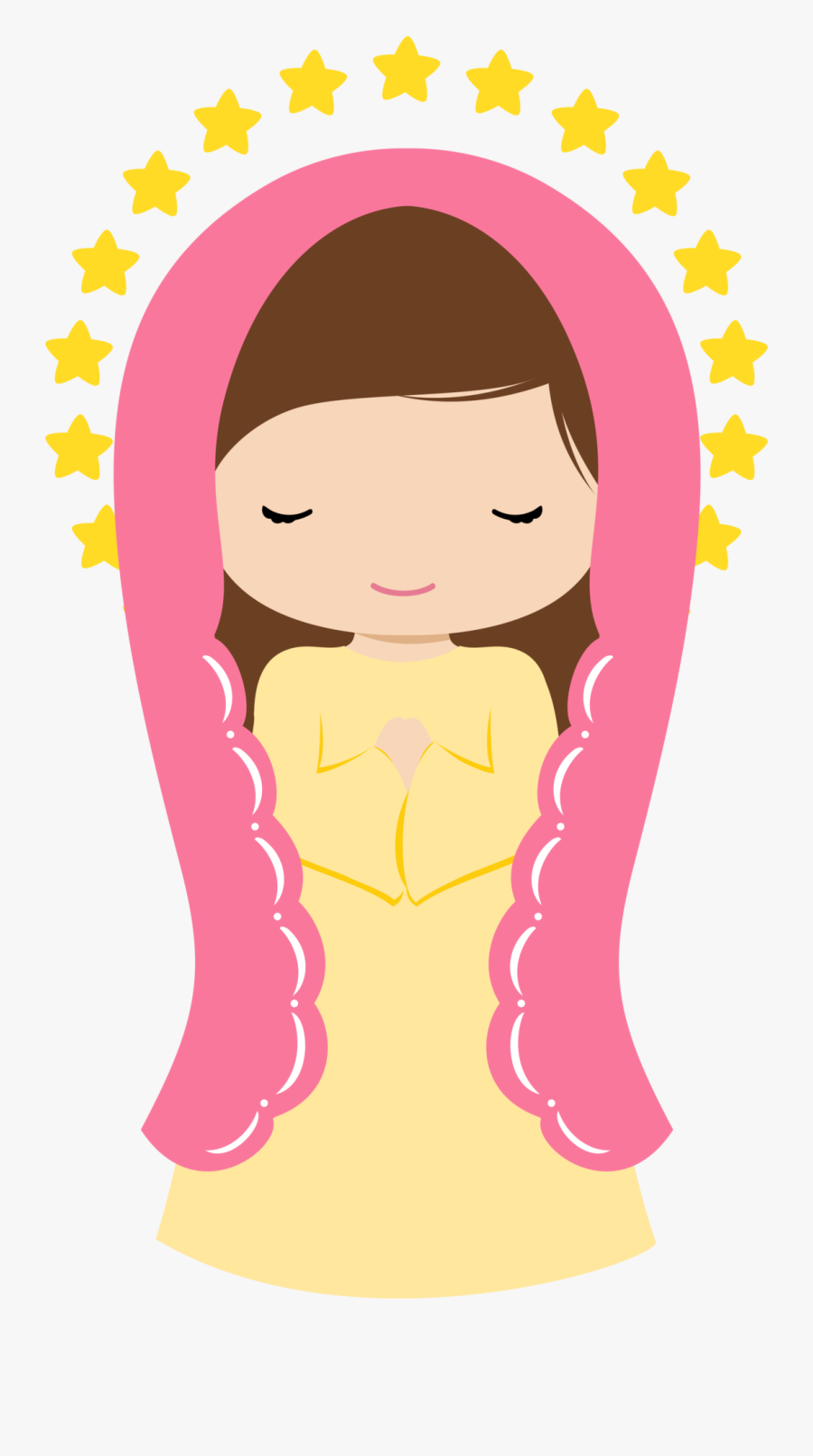 Coreldraw, Clipart, Holy Family, First Communion, Paper - Virgencita Porfis Png, Transparent Clipart