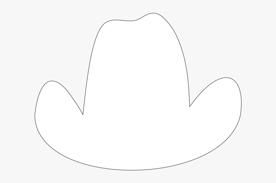 Cowboy Hat Clipart Pioneer - Line Art, Transparent Clipart