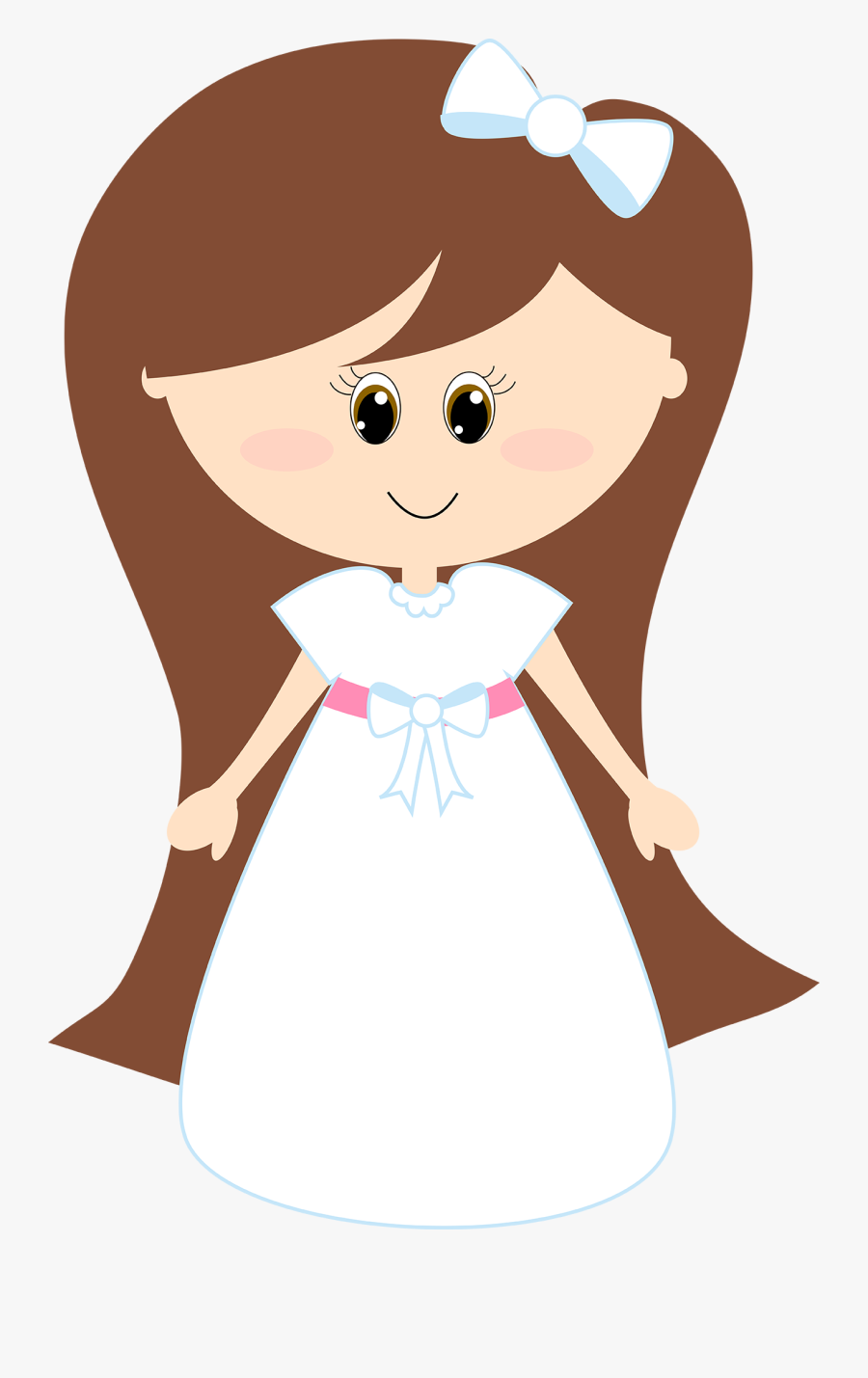 First Communion Minus - First Communion Girls Animated, Transparent Clipart