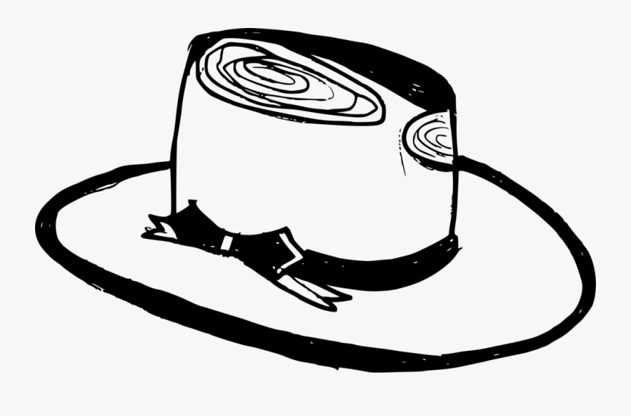 Cowboy Hat Drawing Png, Transparent Clipart