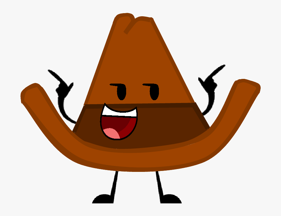 Cowboy Hat Pose, Transparent Clipart