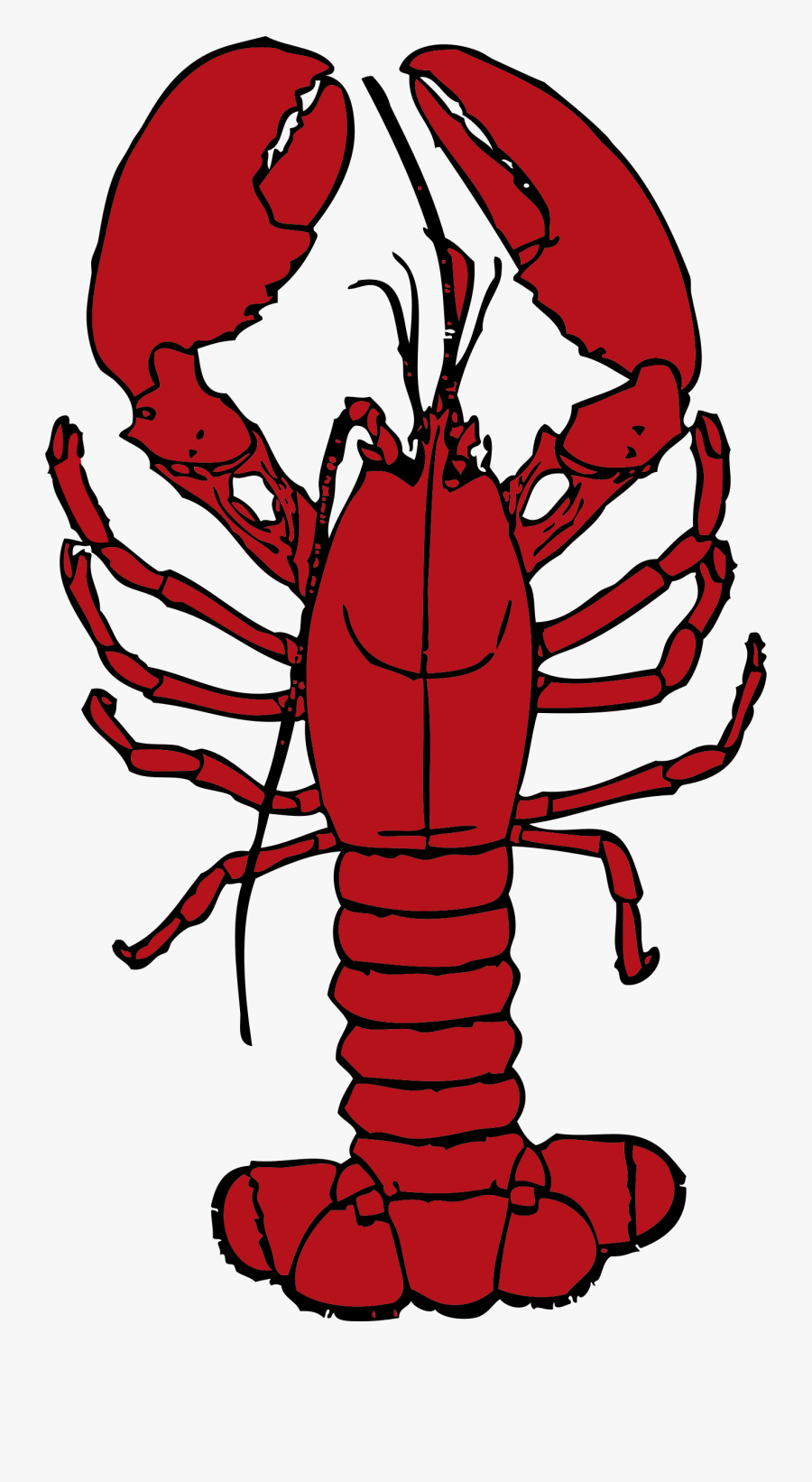 Clip Art Crawfish Clip Art Free - Lobster Clipart Png, Transparent Clipart