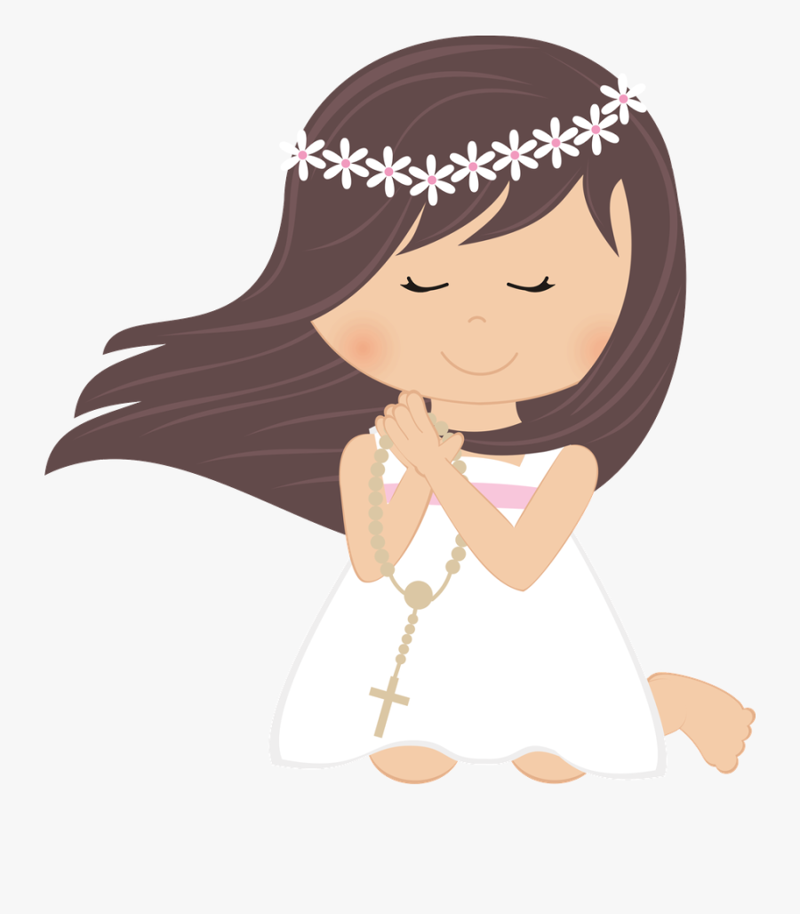 Transparent Holy Communion Clipart - Communion Girl Clipart, Transparent Clipart