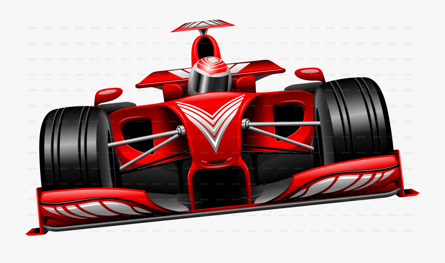 Clip Art Red Race Car - F1 Racing Car Png, Transparent Clipart