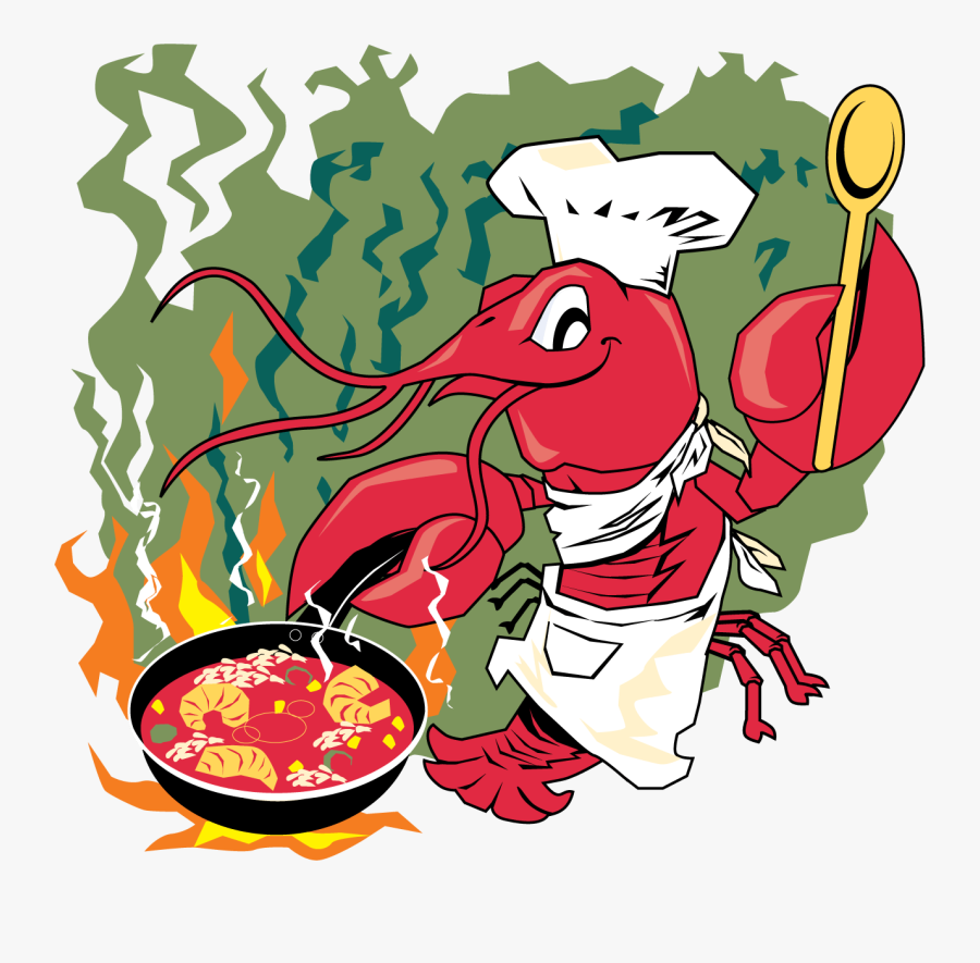 Crawfish Chef, Transparent Clipart