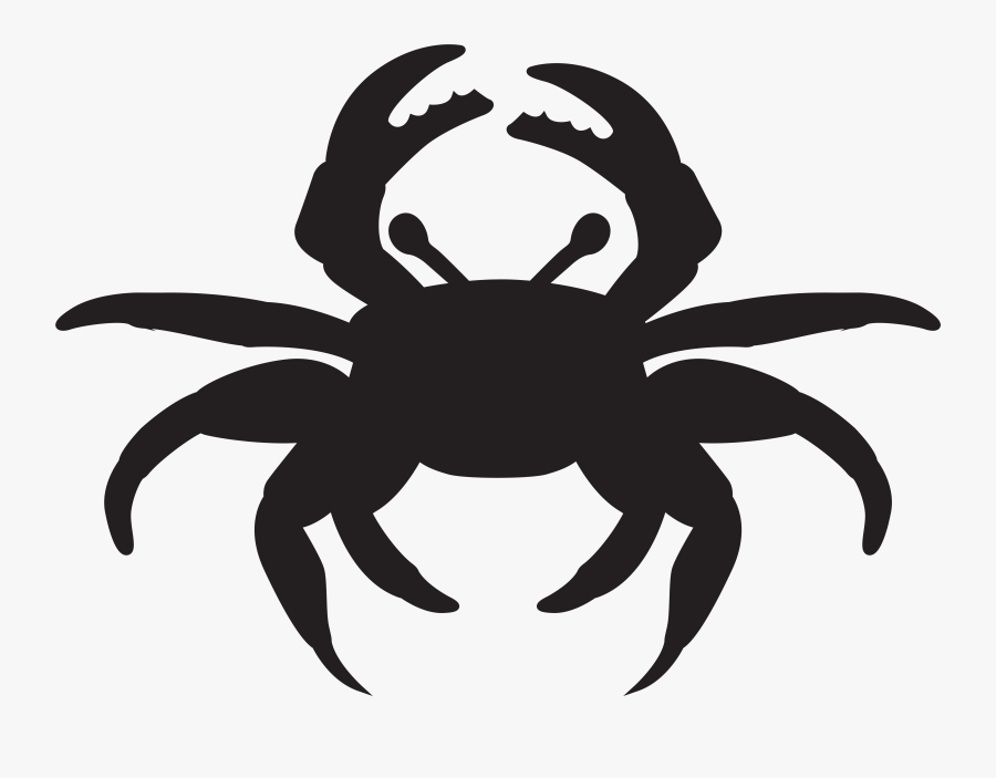 Crab Silhouette Png Clip Art Image - Silueta De Cangrejo Png, Transparent Clipart