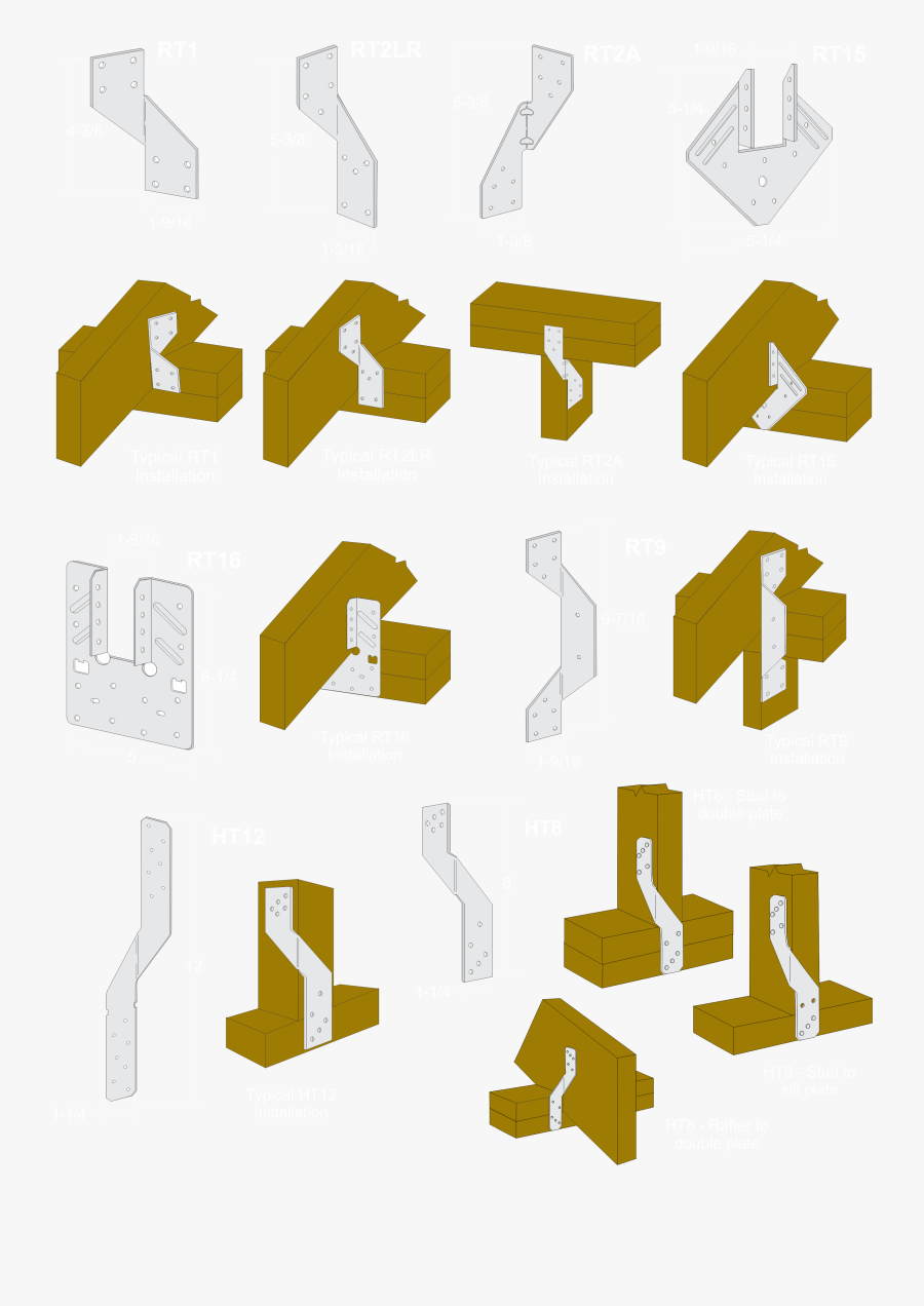 Installing Hurricane Clips, Transparent Clipart