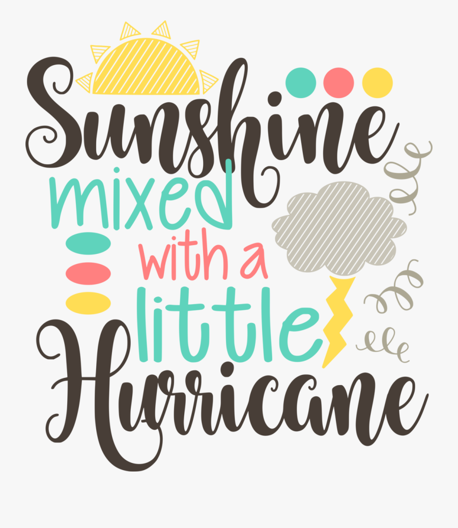 Sunshine With A Little Hurricane, Transparent Clipart