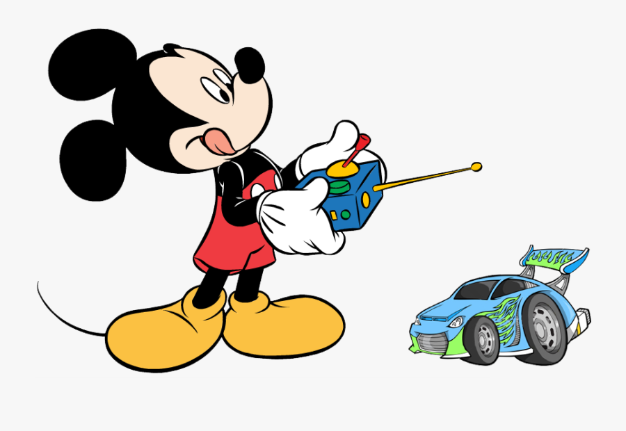 Mickey Mouse Clipart Race Car - Mickey Mouse, Transparent Clipart