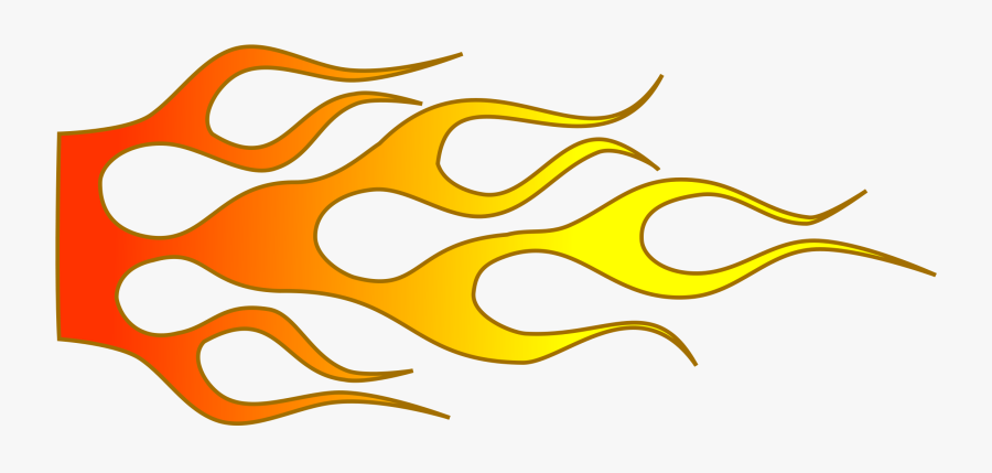 Fire Free Vector Graphic - Racing Flames , Free Transparent Clipart