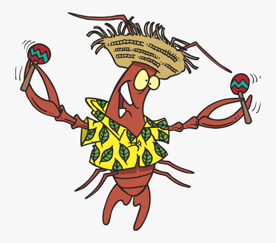 Crawfish Party Images - Crazy Crawfish, Transparent Clipart