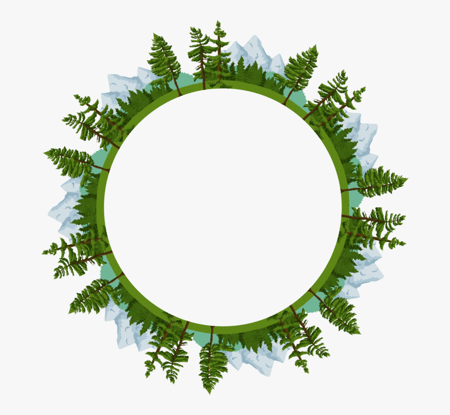 Transparent Nature Border Png - Clip Art Circle Nature, Transparent Clipart