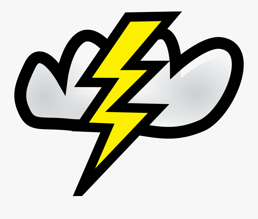 Thunderstorm - Lightning Bolt Clipart, Transparent Clipart