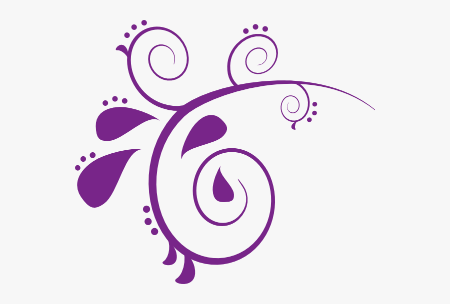 Swirls Clipart Free Download - Swirl Purple Clipart, Transparent Clipart