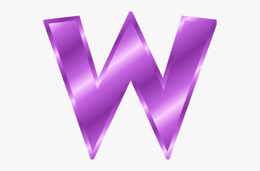 Art Clipart Alphabet Letter W - Clip Art Of Letter W, Transparent Clipart