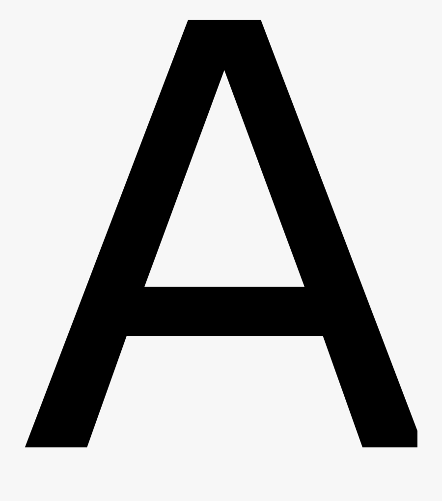 Letter A Wiktionary, Transparent Clipart